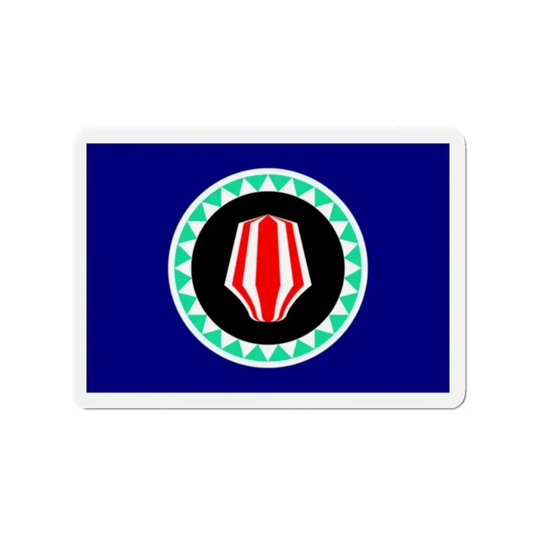 Flag of Autonomous Region of Bougainville Papa New Guinea - Refrigerator Magnet - The Sticker Space