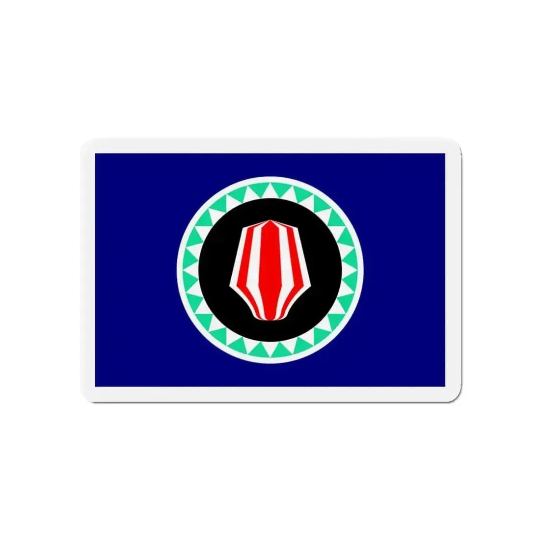 Flag of Autonomous Region of Bougainville Papa New Guinea - Refrigerator Magnet - The Sticker Space