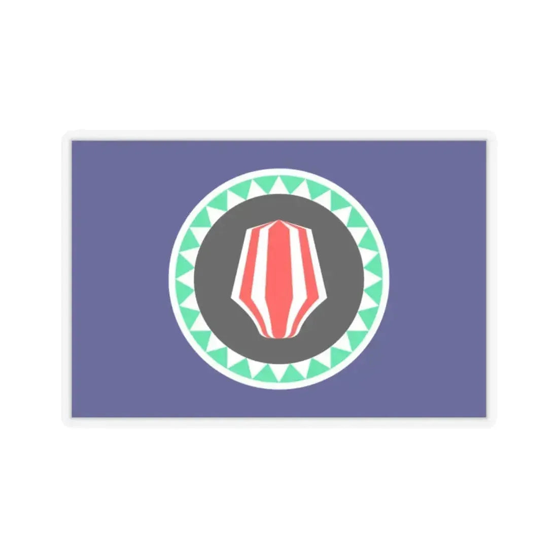 Flag of Autonomous Region of Bougainville Papa New Guinea - STICKER Vinyl Kiss-Cut Decal 2 Inch Transparent - The Sticker Space