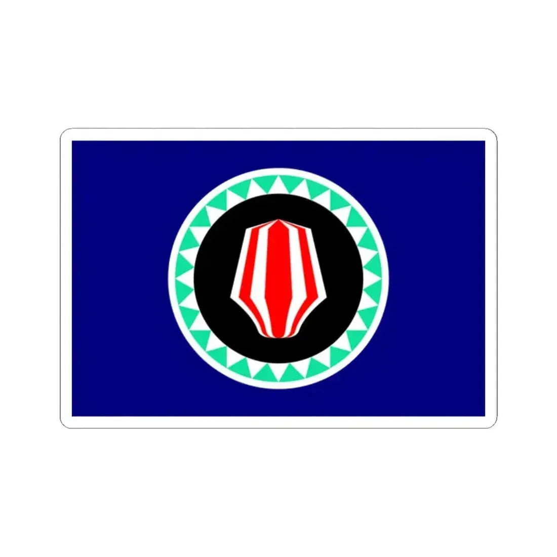 Flag of Autonomous Region of Bougainville Papa New Guinea - STICKER Vinyl Kiss-Cut Decal 2 Inch White - The Sticker Space