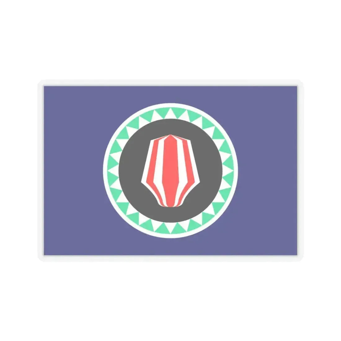 Flag of Autonomous Region of Bougainville Papa New Guinea - STICKER Vinyl Kiss-Cut Decal 3 Inch Transparent - The Sticker Space
