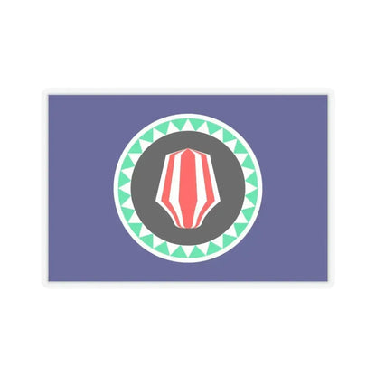Flag of Autonomous Region of Bougainville Papa New Guinea - STICKER Vinyl Kiss-Cut Decal 3 Inch Transparent - The Sticker Space