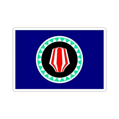 Flag of Autonomous Region of Bougainville Papa New Guinea - STICKER Vinyl Kiss-Cut Decal 3 Inch White - The Sticker Space