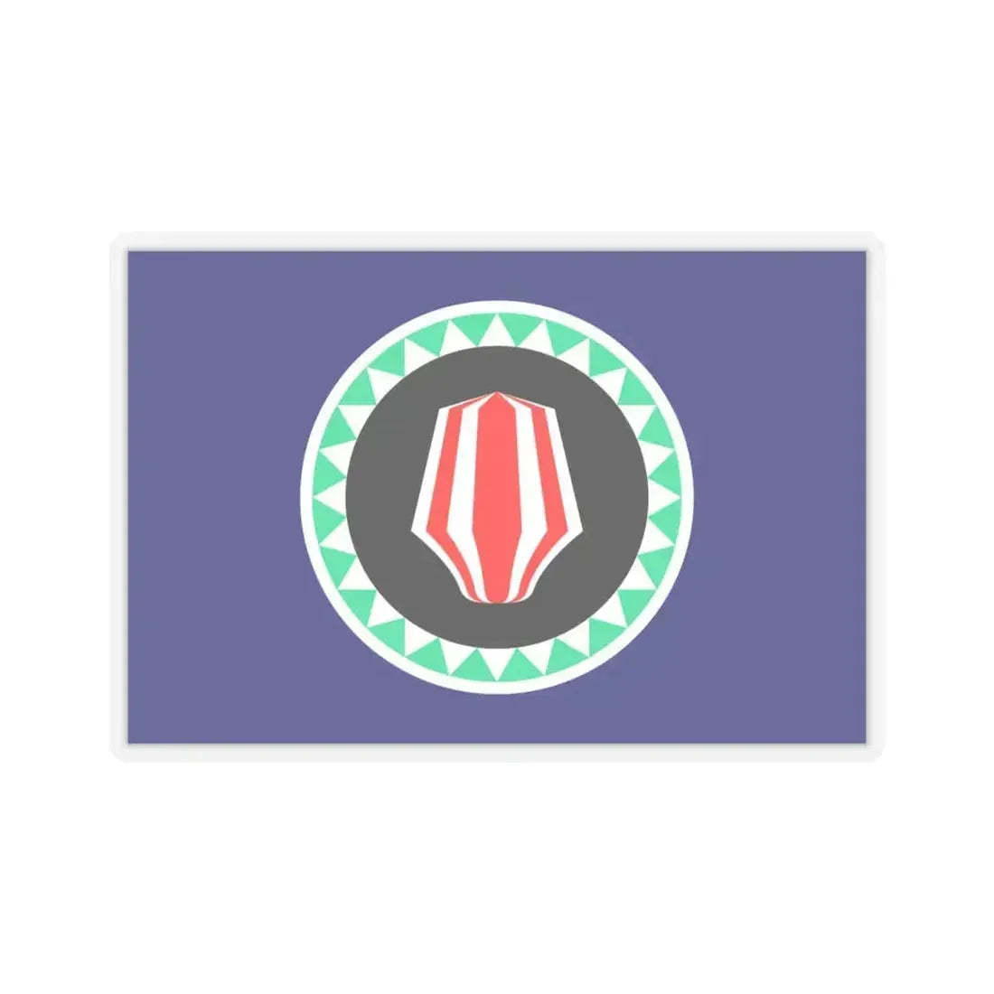 Flag of Autonomous Region of Bougainville Papa New Guinea - STICKER Vinyl Kiss-Cut Decal 4 Inch Transparent - The Sticker Space
