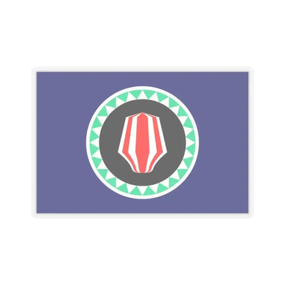 Flag of Autonomous Region of Bougainville Papa New Guinea - STICKER Vinyl Kiss-Cut Decal 4 Inch Transparent - The Sticker Space