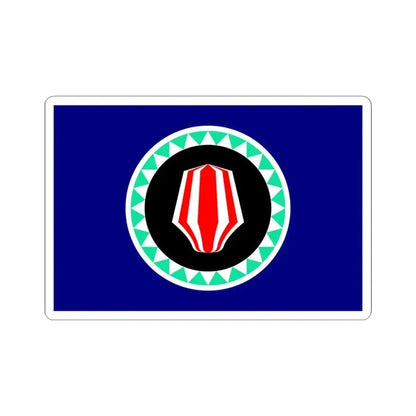 Flag of Autonomous Region of Bougainville Papa New Guinea - STICKER Vinyl Kiss-Cut Decal 4 Inch White - The Sticker Space