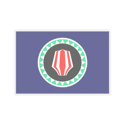 Flag of Autonomous Region of Bougainville Papa New Guinea - STICKER Vinyl Kiss-Cut Decal 6 Inch Transparent - The Sticker Space