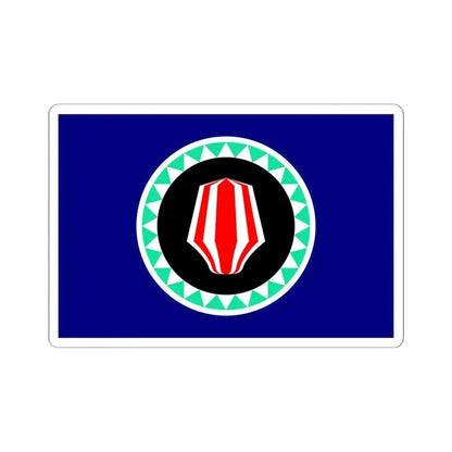 Flag of Autonomous Region of Bougainville Papa New Guinea - STICKER Vinyl Kiss-Cut Decal 6 Inch White - The Sticker Space