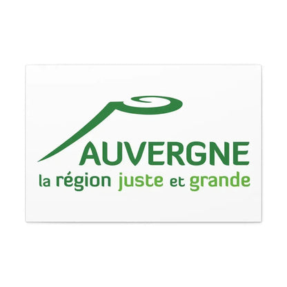 Flag of Auvergne France 2 - Canvas Wall Art 30" x 20" 1.25" - The Sticker Space