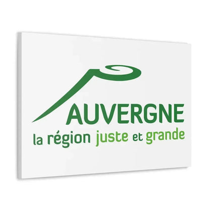 Flag of Auvergne France 2 - Canvas Wall Art - The Sticker Space