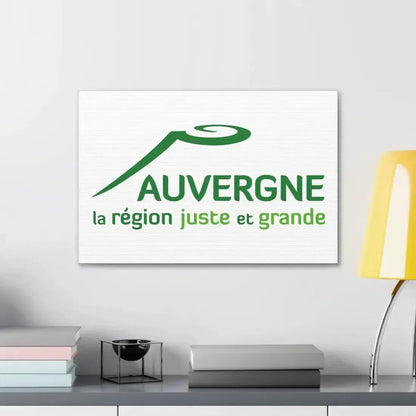 Flag of Auvergne France 2 - Canvas Wall Art - The Sticker Space