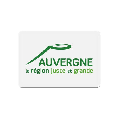 Flag of Auvergne France 2 - Refrigerator Magnet 5 Inch - The Sticker Space