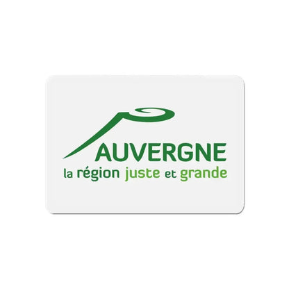Flag of Auvergne France 2 - Refrigerator Magnet 6 Inch - The Sticker Space