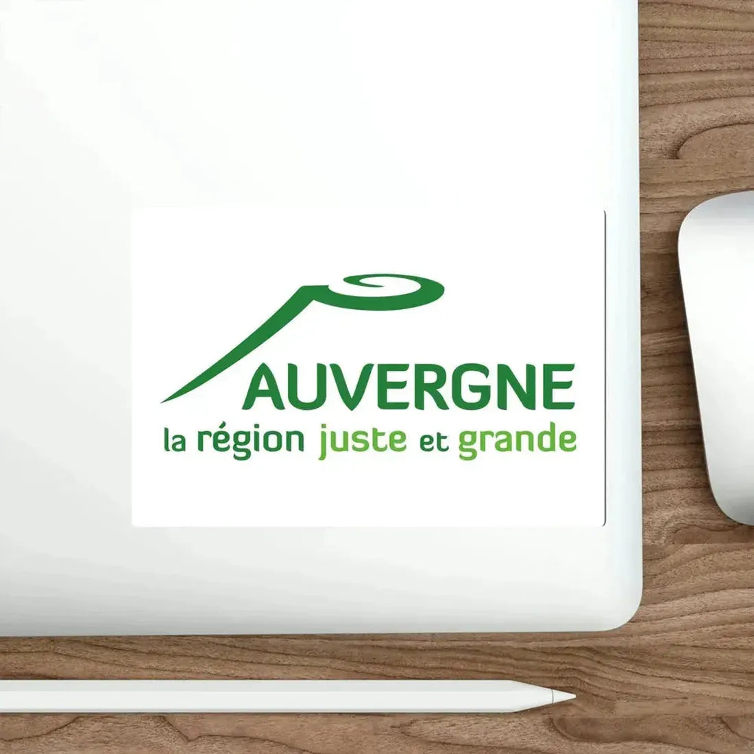 Flag of Auvergne France 2 STICKER Vinyl Die-Cut Decal - The Sticker Space