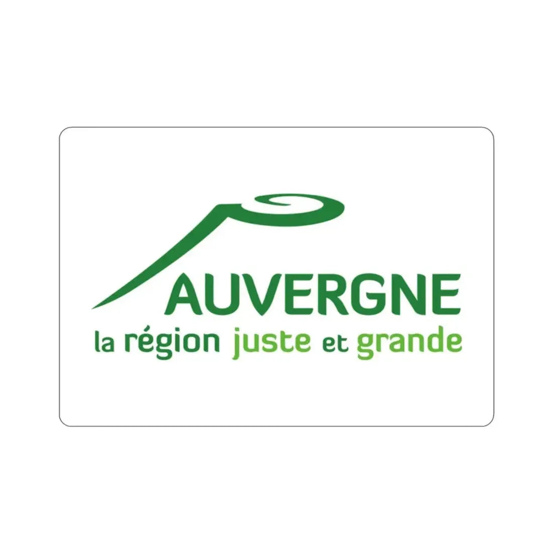 Flag of Auvergne France 2 STICKER Vinyl Die-Cut Decal - The Sticker Space