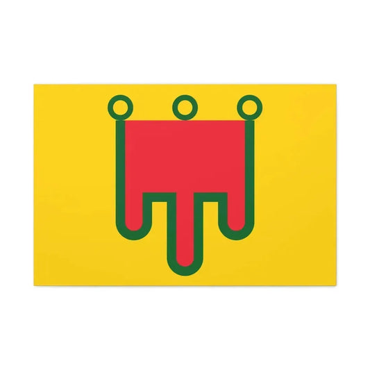 Flag of Auvergne France - Canvas Wall Art 36" x 24" 1.25" - The Sticker Space