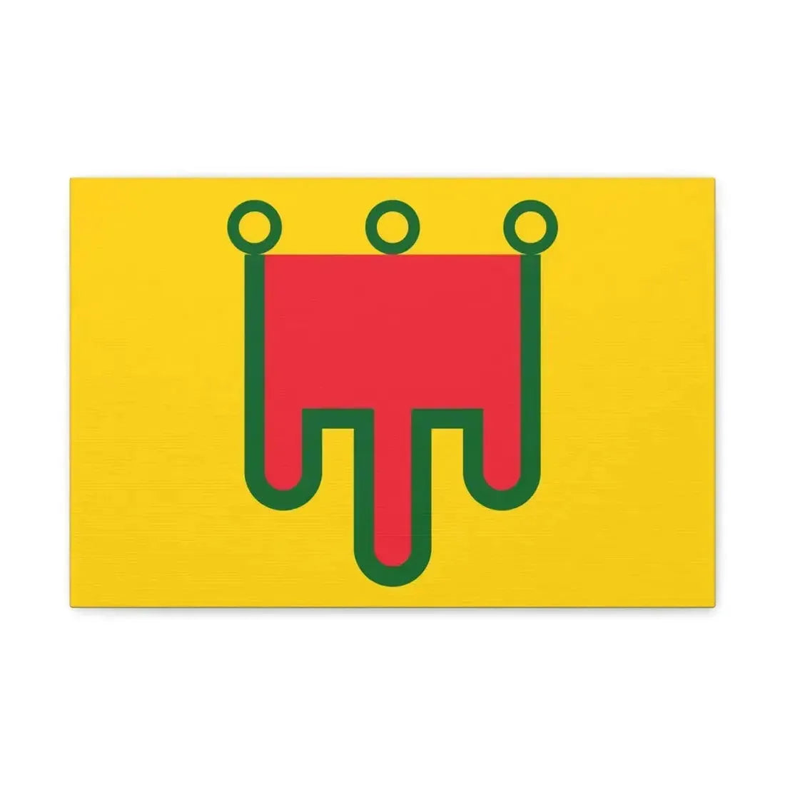 Flag of Auvergne France - Canvas Wall Art - The Sticker Space