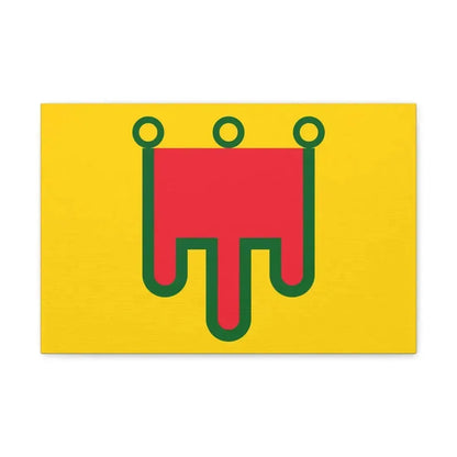 Flag of Auvergne France - Canvas Wall Art - The Sticker Space