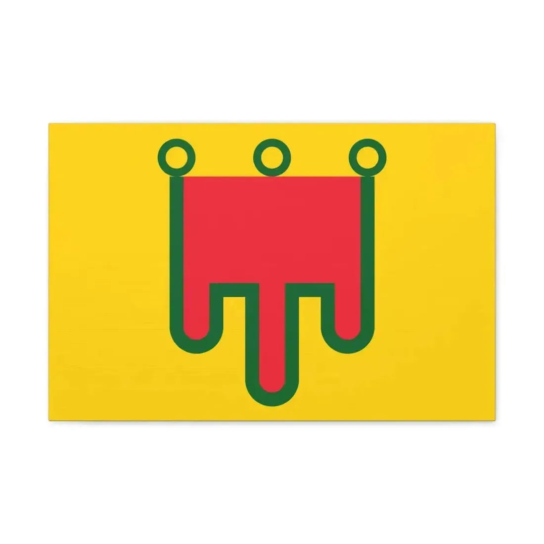 Flag of Auvergne France - Canvas Wall Art - The Sticker Space