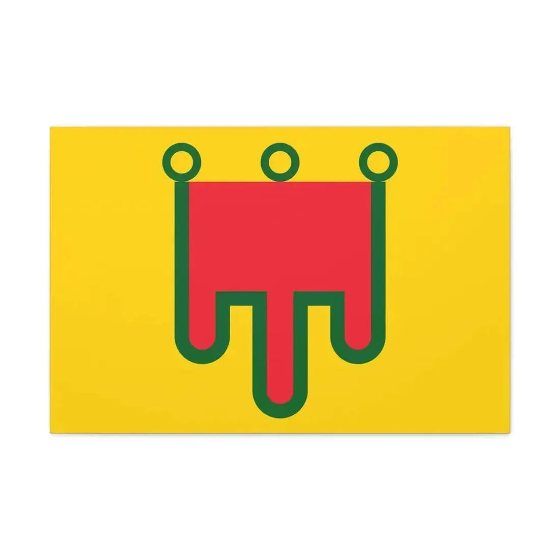 Flag of Auvergne France - Canvas Wall Art - The Sticker Space