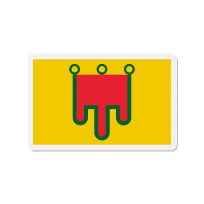 Flag of Auvergne France - Refrigerator Magnet 2 Inch - The Sticker Space