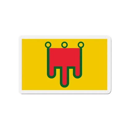 Flag of Auvergne France - Refrigerator Magnet 3 Inch - The Sticker Space