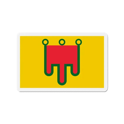 Flag of Auvergne France - Refrigerator Magnet - The Sticker Space