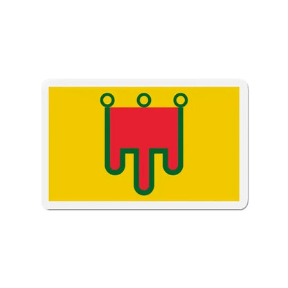 Flag of Auvergne France - Refrigerator Magnet - The Sticker Space