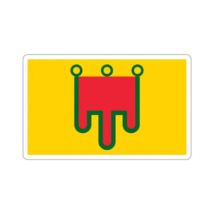 Flag of Auvergne France STICKER Vinyl Die-Cut Decal 3 Inch - The Sticker Space