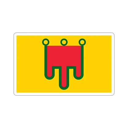 Flag of Auvergne France STICKER Vinyl Die-Cut Decal 3 Inch - The Sticker Space