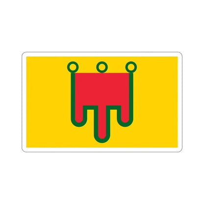 Flag of Auvergne France STICKER Vinyl Die-Cut Decal 4 Inch - The Sticker Space