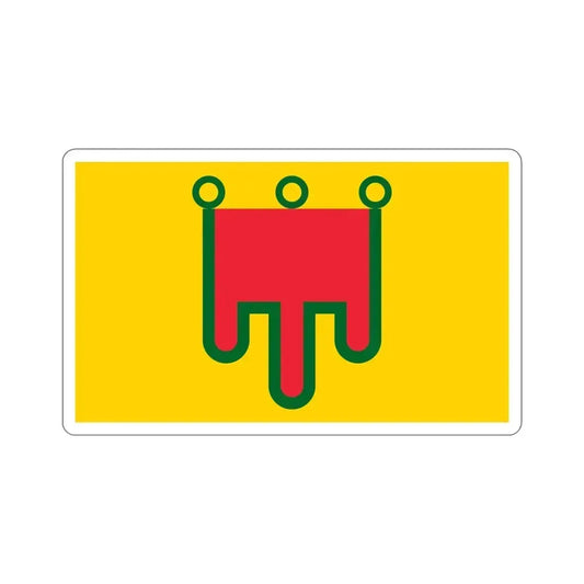 Flag of Auvergne France STICKER Vinyl Die-Cut Decal 6 Inch - The Sticker Space