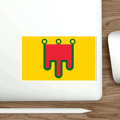 Flag of Auvergne France STICKER Vinyl Die-Cut Decal - The Sticker Space