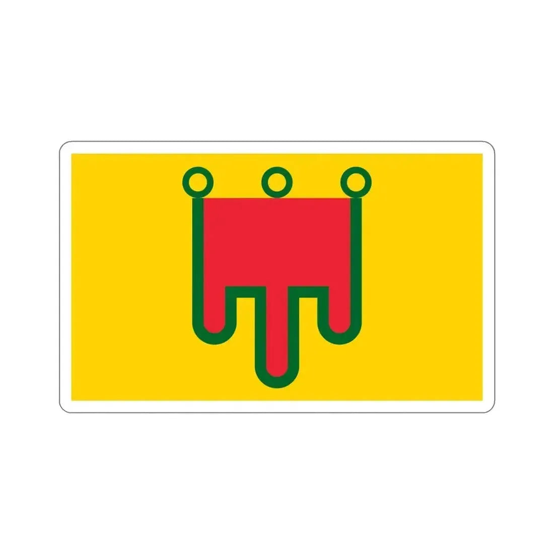 Flag of Auvergne France STICKER Vinyl Die-Cut Decal - The Sticker Space