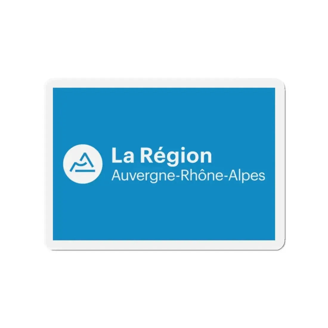Flag of Auvergne Rhône Alpes France 2 - Refrigerator Magnet 2 Inch - The Sticker Space