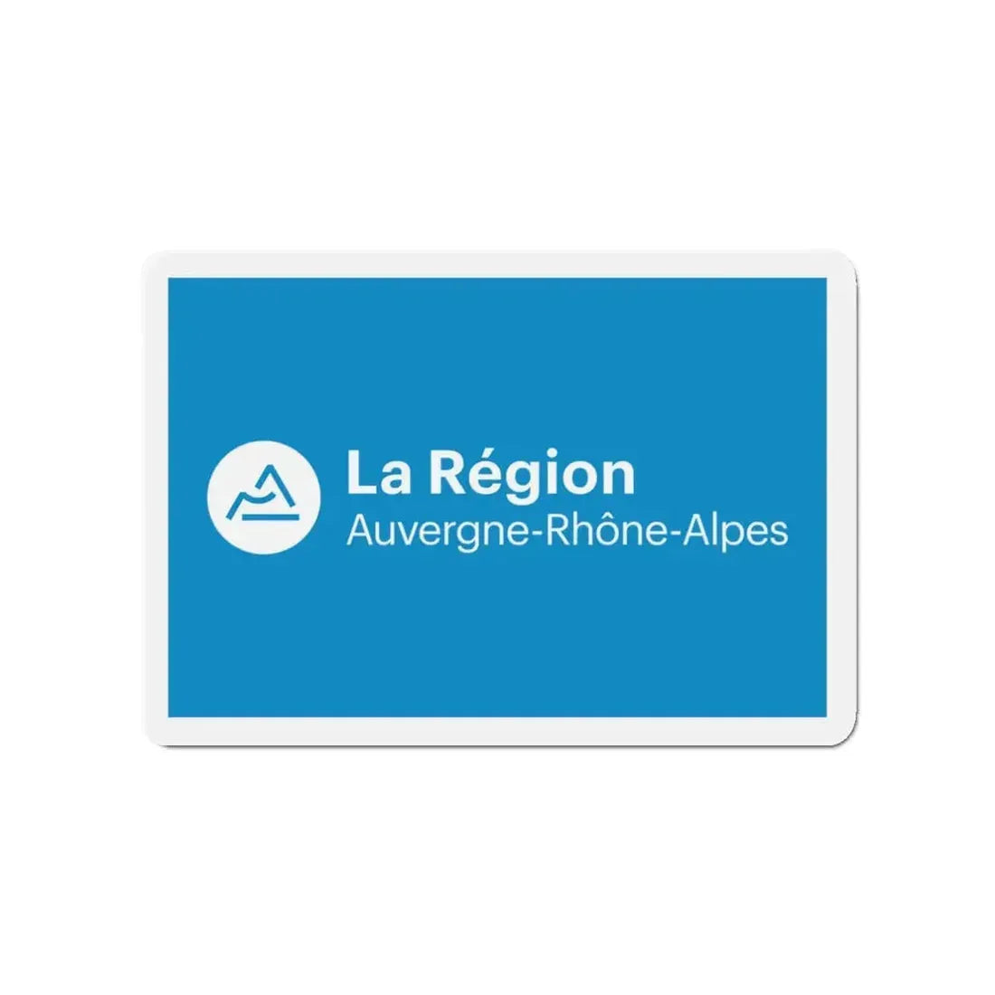 Flag of Auvergne Rhône Alpes France 2 - Refrigerator Magnet 3 Inch - The Sticker Space