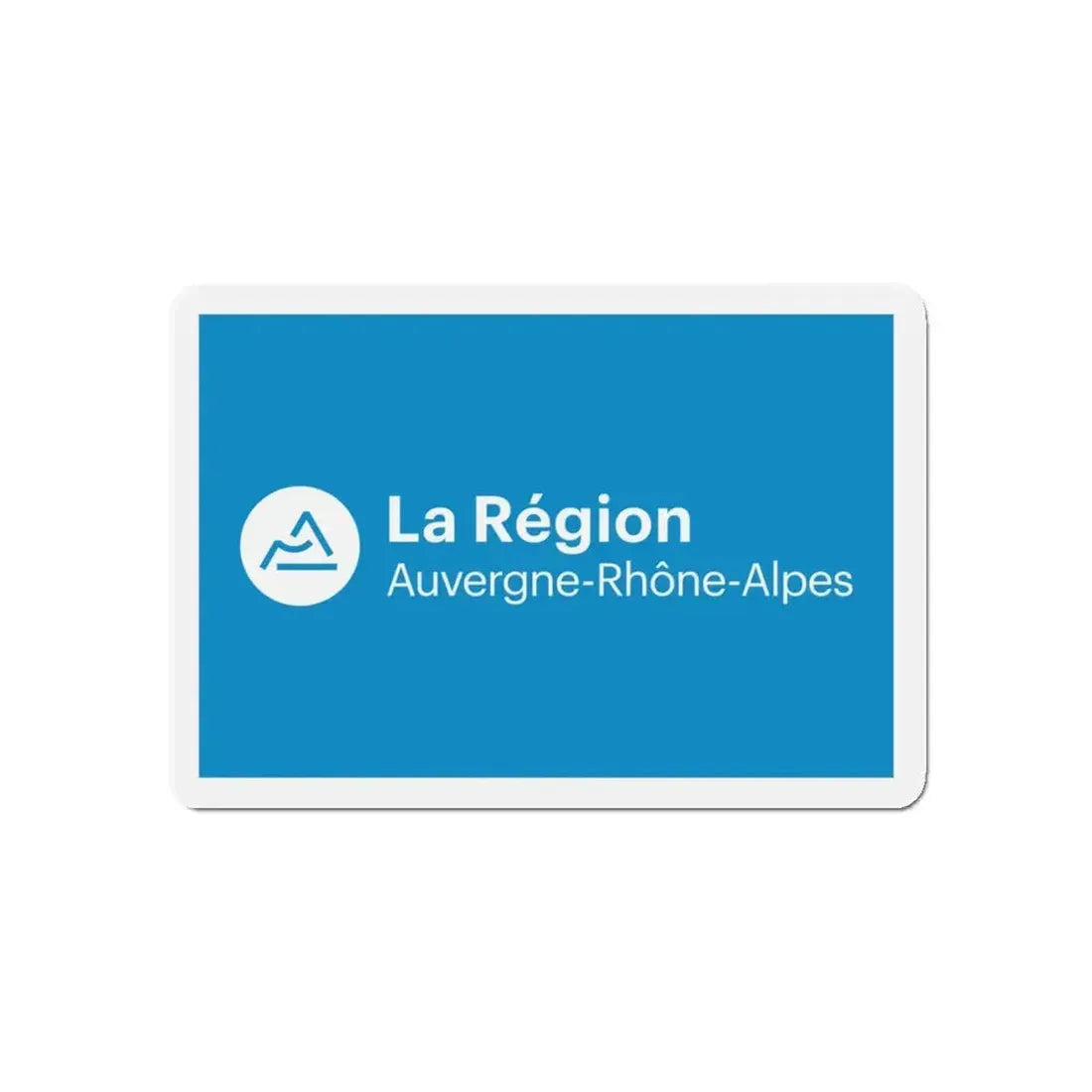 Flag of Auvergne Rhône Alpes France 2 - Refrigerator Magnet 5 Inch - The Sticker Space