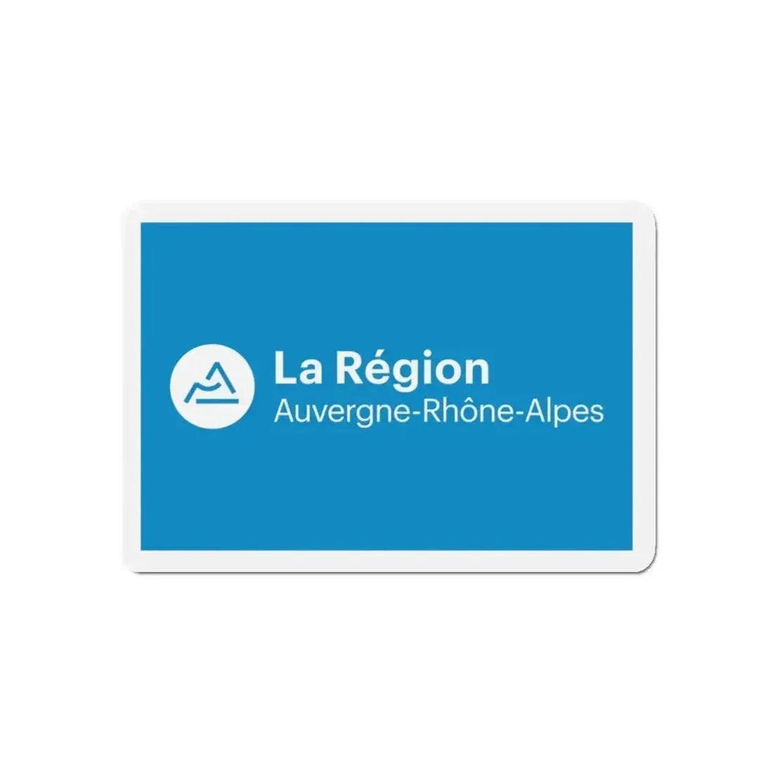 Flag of Auvergne Rhône Alpes France 2 - Refrigerator Magnet - The Sticker Space