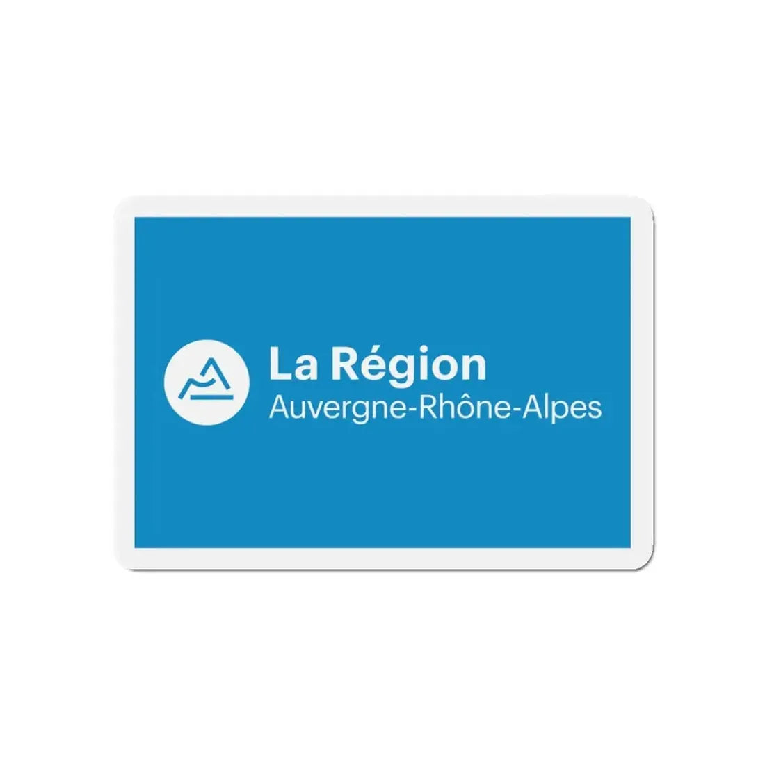 Flag of Auvergne Rhône Alpes France 2 - Refrigerator Magnet - The Sticker Space