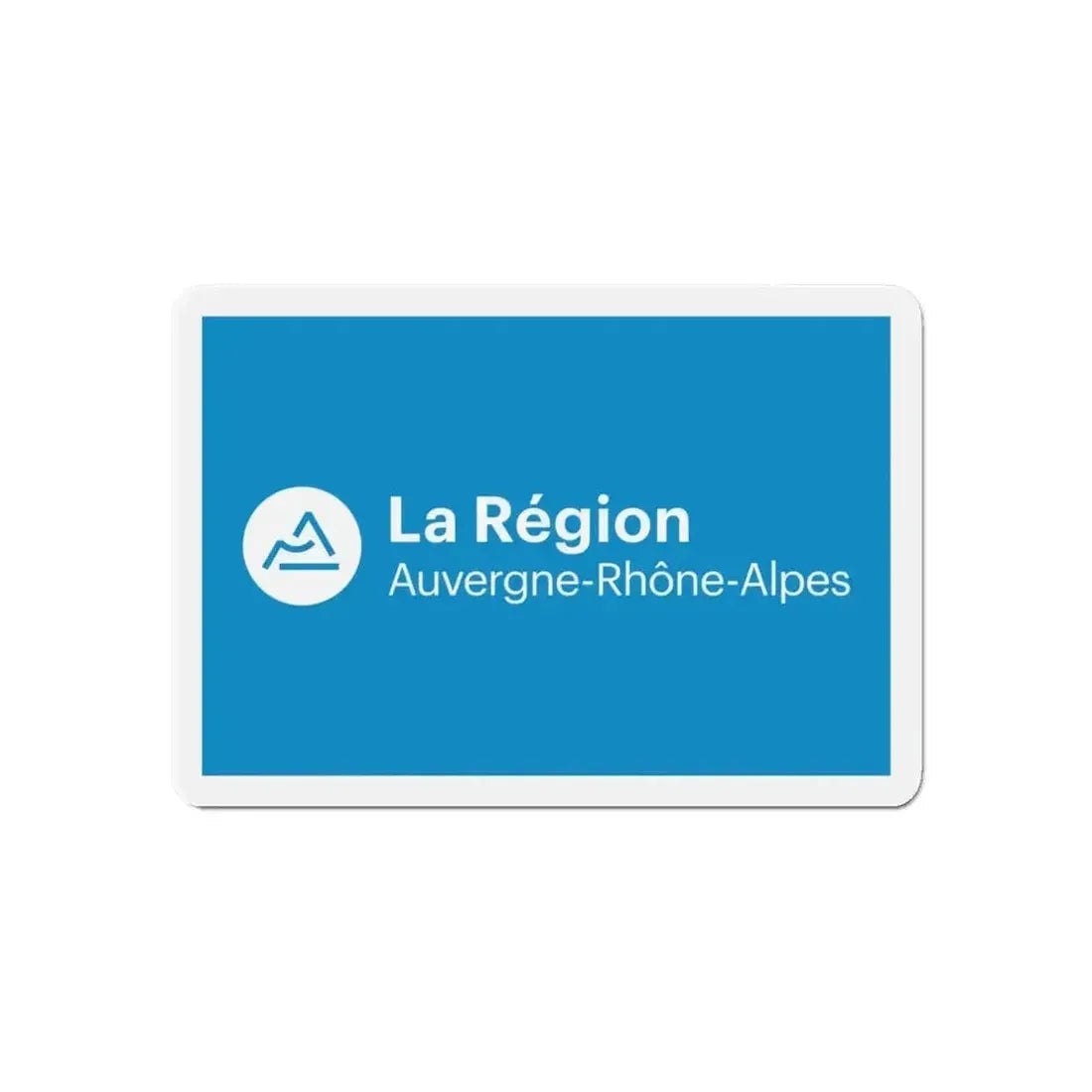 Flag of Auvergne Rhône Alpes France 2 - Refrigerator Magnet - The Sticker Space