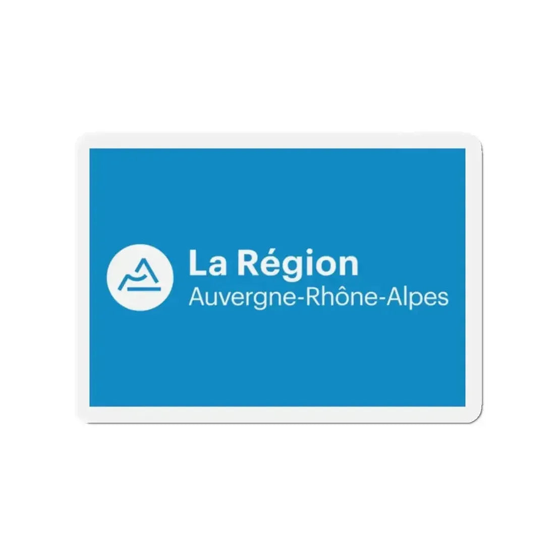 Flag of Auvergne Rhône Alpes France 2 - Refrigerator Magnet - The Sticker Space