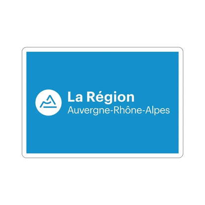 Flag of Auvergne Rhône Alpes France 2 STICKER Vinyl Die-Cut Decal 4 Inch - The Sticker Space