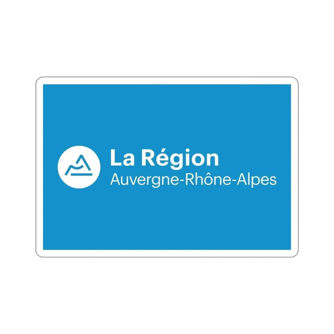 Flag of Auvergne Rhône Alpes France 2 STICKER Vinyl Die-Cut Decal 5 Inch - The Sticker Space