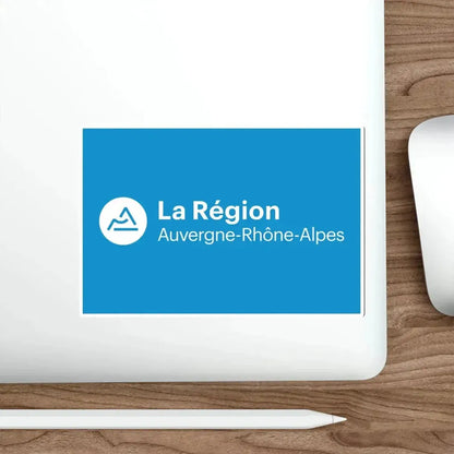 Flag of Auvergne Rhône Alpes France 2 STICKER Vinyl Die-Cut Decal - The Sticker Space