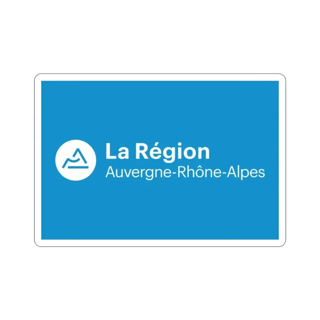 Flag of Auvergne Rhône Alpes France 2 STICKER Vinyl Die-Cut Decal - The Sticker Space
