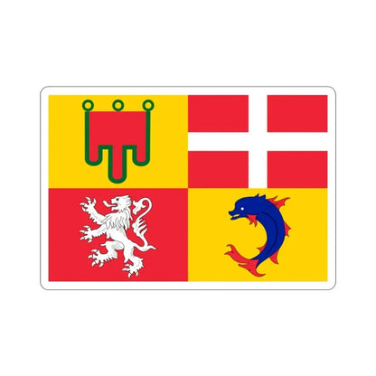 Flag of Auvergne Rhône Alpes France STICKER Vinyl Die-Cut Decal - The Sticker Space