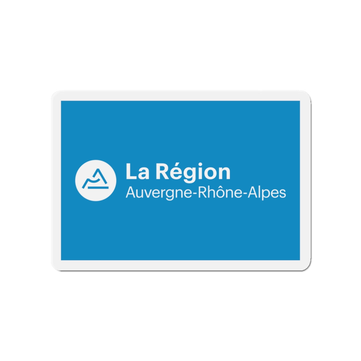 Flag of Auvergne Rhône Alpes France 2 - Die-Cut Magnet-3" x 3"-The Sticker Space