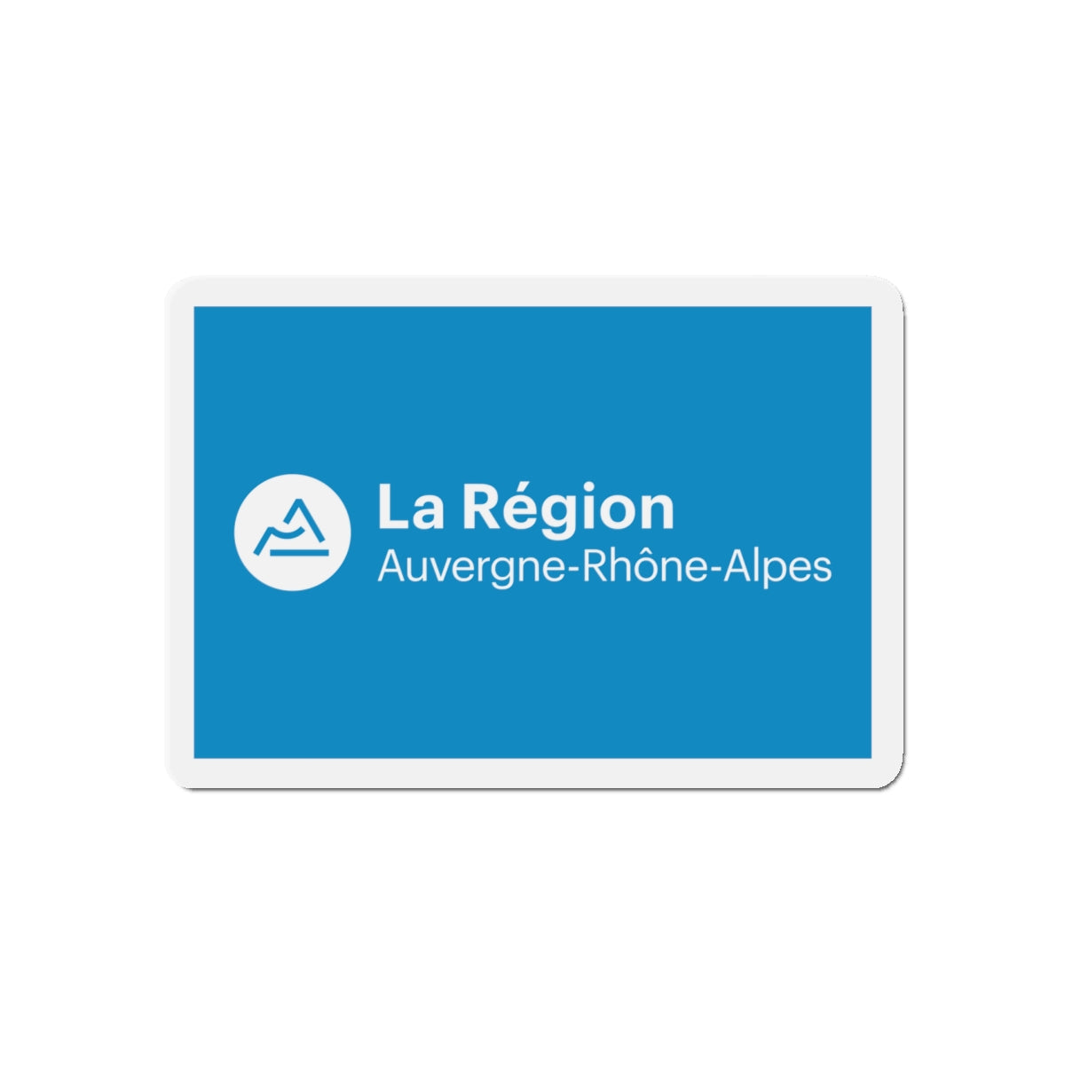 Flag of Auvergne Rhône Alpes France 2 - Die-Cut Magnet-5" x 5"-The Sticker Space