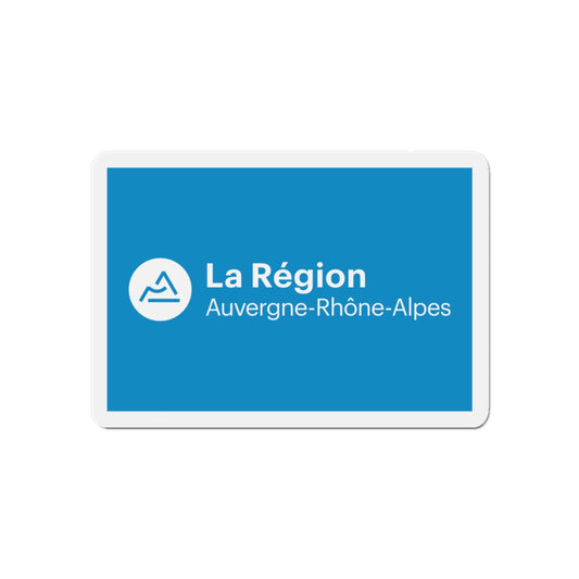 Flag of Auvergne Rhône Alpes France 2 - Die-Cut Magnet-6 × 6"-The Sticker Space