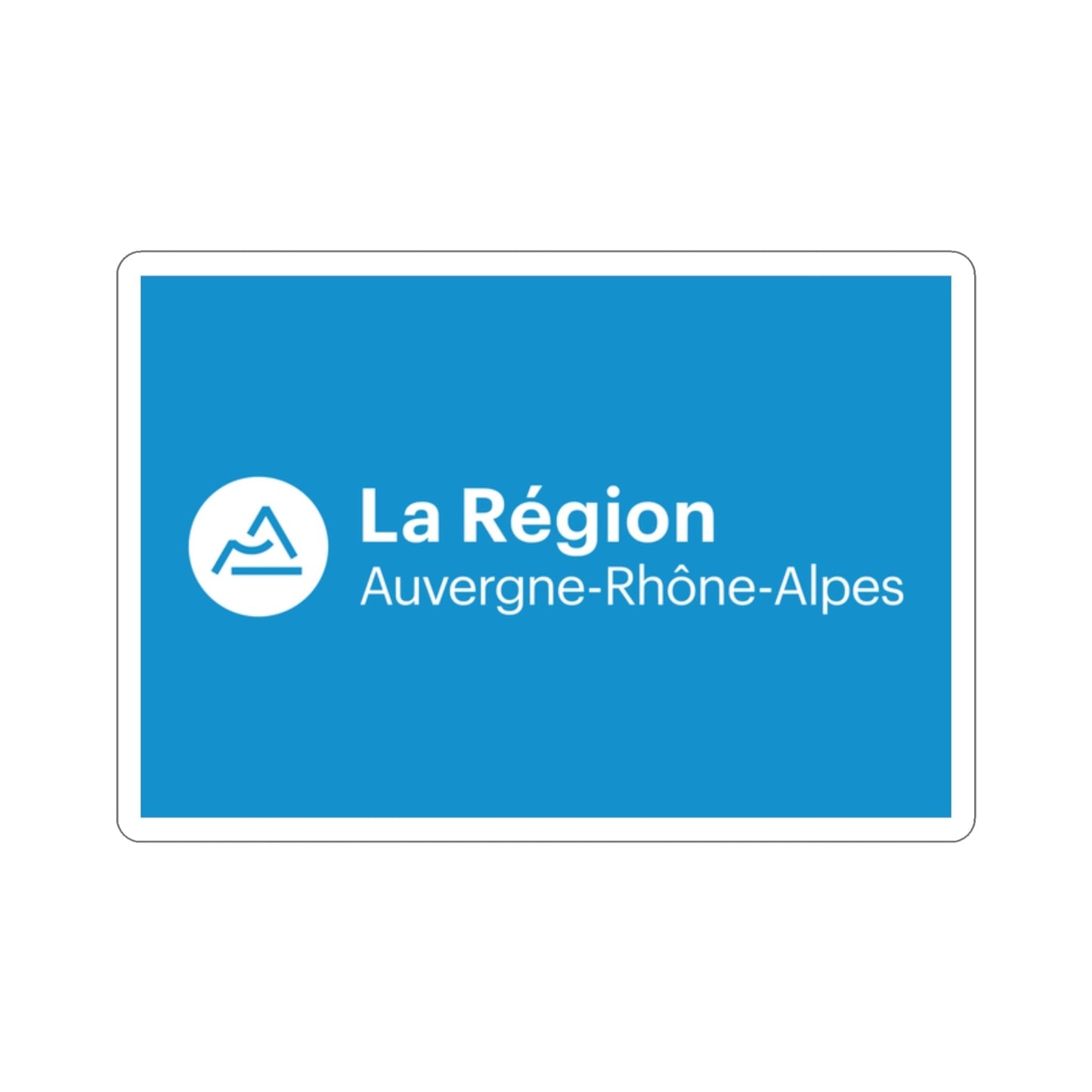 Flag of Auvergne Rhône Alpes France 2 STICKER Vinyl Die-Cut Decal-2 Inch-The Sticker Space